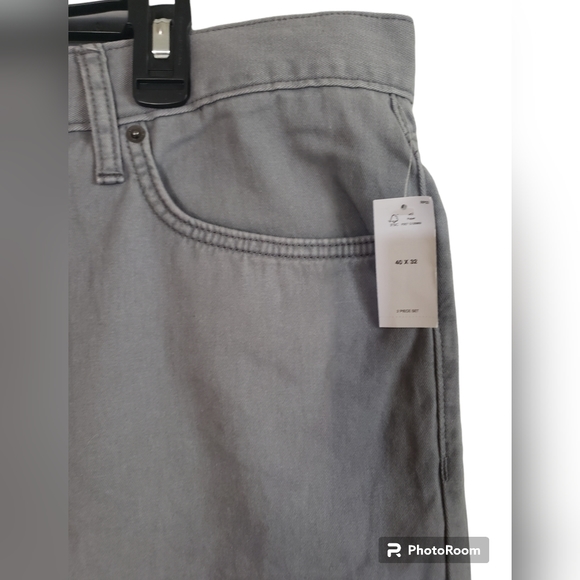 Old Navy Mens Straight Leg 5 Pocket 40 x 32 Gray Jeans NWT - Picture 2 of 5